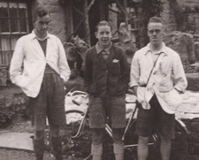 1930s rppc photo named men - photo,
