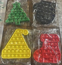 Lot Of 4 Christmas Pop It