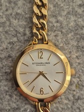 Stuhrling Original Unisex Quartz Watch  With Gold Strap