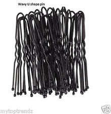 Hair Pins Bun Grip Kirby Hair Grips U Shape Pin Plain For Hair UP DO -UK SELLER