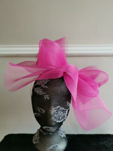 Hot pink headband crinoline - hot,