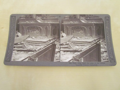 Ww1 stereoview high - high, alter