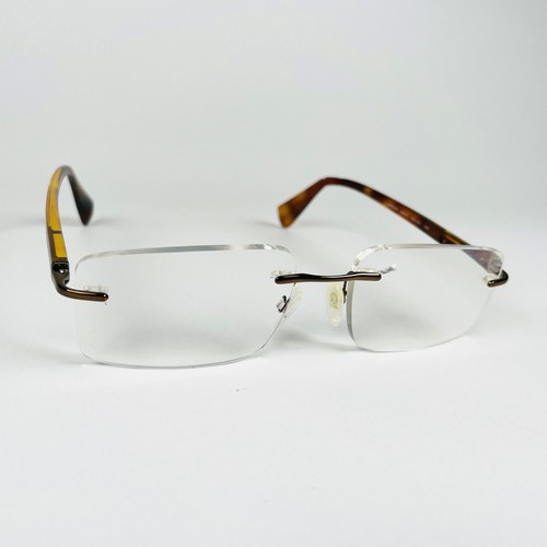 Prada eyeglasses brown rimless - eyeglasses,