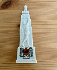 Antique Willow Art China Crest Ware Memorial Statue Edith Cavell Nurse, Patriot