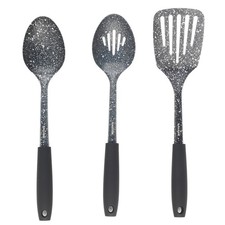 Salter Kitchen Utensil Set Solid Spoon Slotted Spoon Slotted Turner Megastone