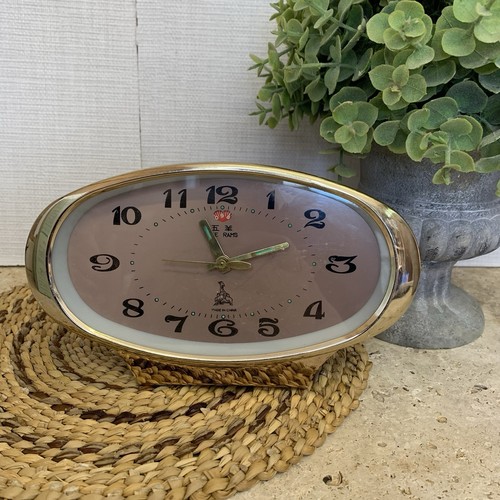Vintage retro heart clock five - heart,