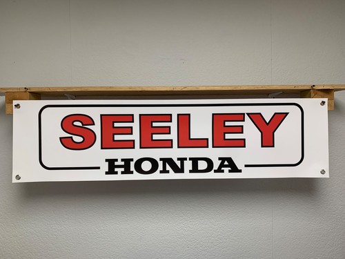 Seeley honda banner motorcycle - banner,