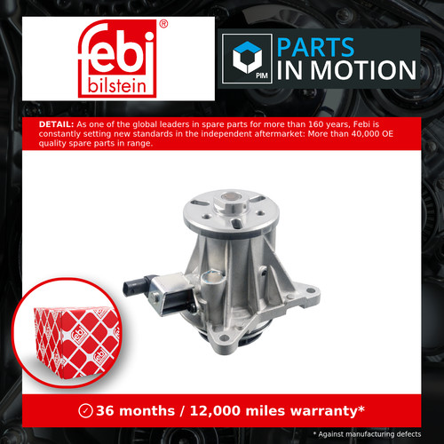 Water pump fits land rover - water,