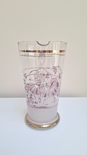 Vintage glass water - water, jug