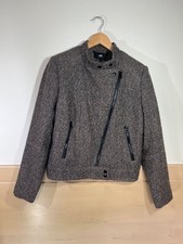H&M Brown Tweed Wool Blend