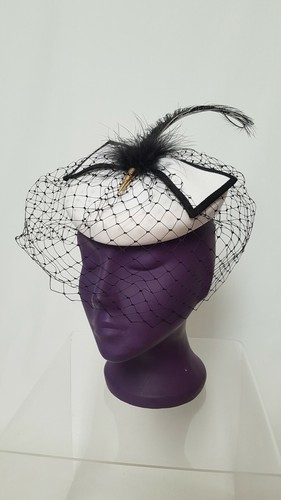 Vintage bhs millinery black - millinery,
