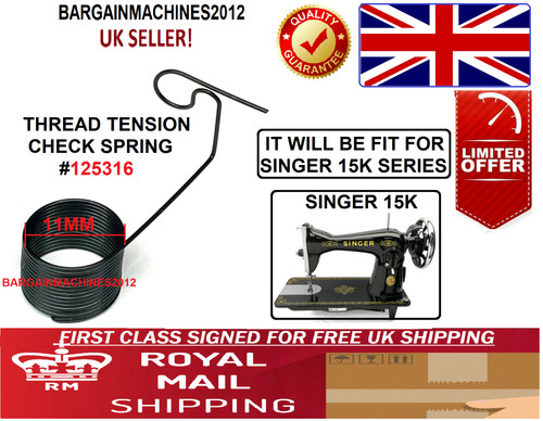 Thread tension check spring - thread,