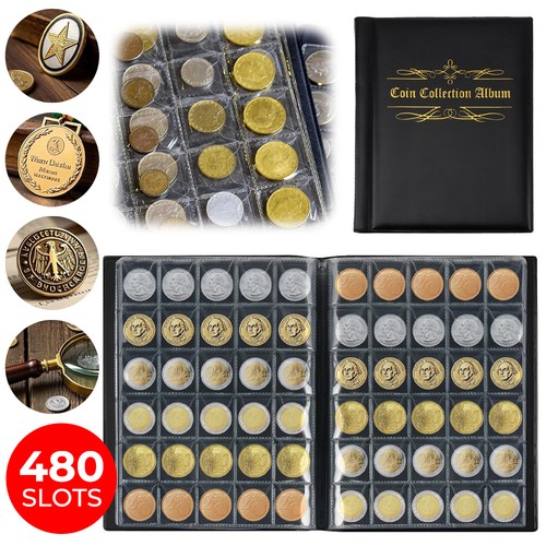 480 coins book album - book, folder