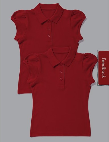 Red girls pretty polo - 4,