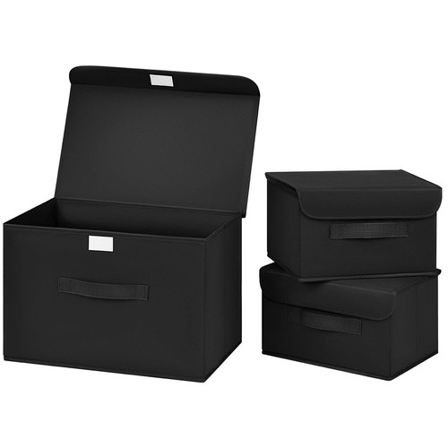 3pack fabric storage boxes - 3pack,