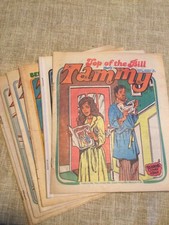 7 x TAMMY & JUNE Comics from 1975-1977 Original Vintage 70s Comics Bundle