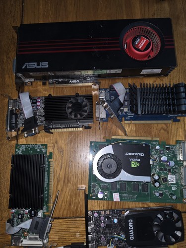 Gpu graphics card job lot - 6x,