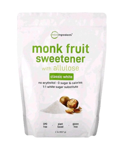 Monk fruit sweetener with - monk,