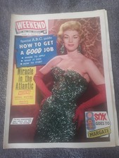 WEEKEND, AUG 26-30, 1959, FEATURING ELVIS PRESLEY INSIDE, MAGAZINE 