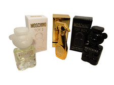 MOSCHINO - MINIATURES - TOY 2 EDP 5ml & FRESH GOLD EDP 5ml & TOY BOY EDP 5ml