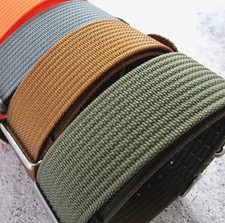Ribbed Nylon NATO Watch Strap