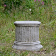 Column plinth round hand - column,
