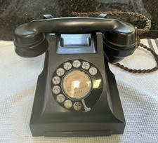 1940s Black Bakelite Telephone