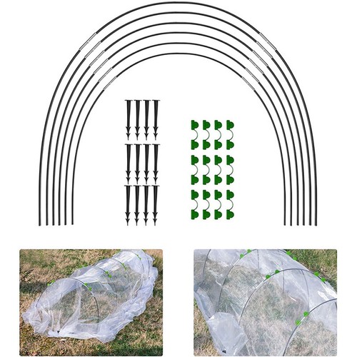 Greenhouse hoops plant grow - greenhouse,