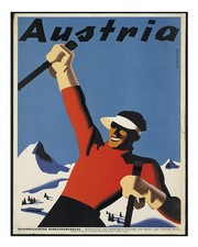 Vintage Austria Skiing Wall
