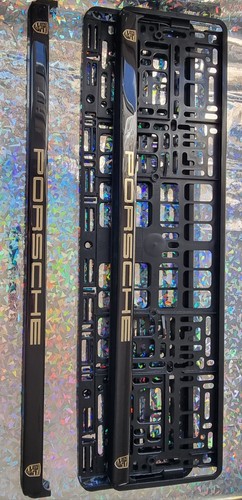 Car number plate holders - 2x,