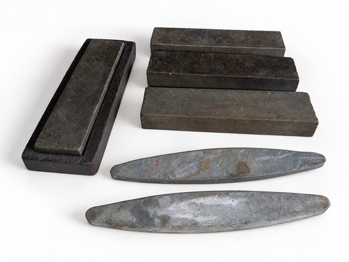 Vintage whetstone sharpening - vintage,