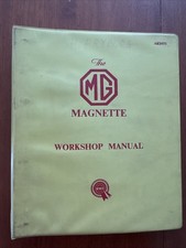 The MG Magnette Workshop