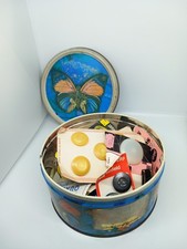 Vintage Tin of Old Buttons