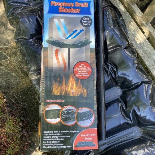 Fireplace draft blocker - fireplace,