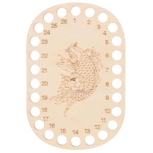 Wooden sewing thread organizer - thread,