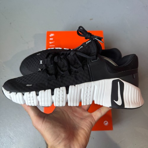 Nike free metcon black white - black,