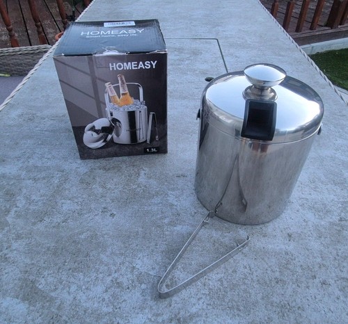 Stainless steel ice bucket - stainless,