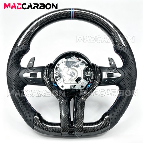 Carbon fiber steering wheel - carbon,