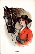 Charming Lady with Horse