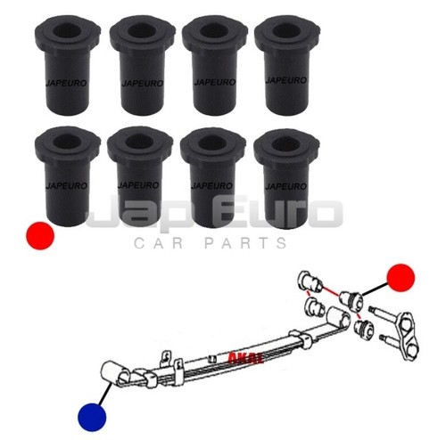 Rear leaf spring - 8x,