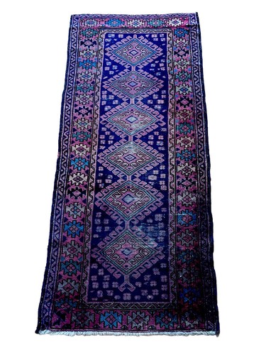 Antique wool runner - 3, 7