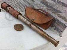 NAUTICAL MARITIME TELESCOPE MARINE ANTIQUE BRASS PIRATE SPYGLASS VINTAGE SCOPE