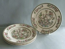Johnson Brothers Indian Tree - 4 Dinner Plates - 10" or 25.5 cm diameter