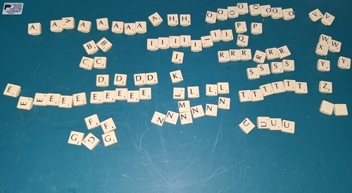 For spare letter - for, tile