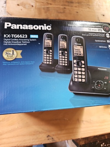 Panasonic tg6623 triple - panasonic, kx-tg6623