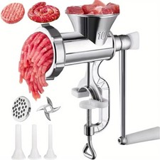 Manual Heavy Duty Meat Grinder Mincer Rotary Machine Food Large Sausage Maker UK