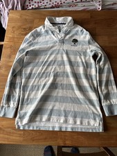 Black & Blue Rugby Top Size M Men’s Long Sleeve Argentina Colours (Canford)