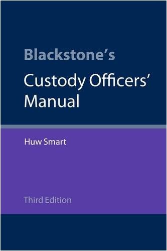 Blackstone custody officers - custody, officers'
