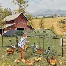 Metal Chicken Coop Run Rabbit