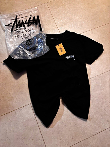 Stüssy men black - black, logo